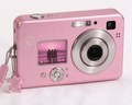Digital camera y2k pink