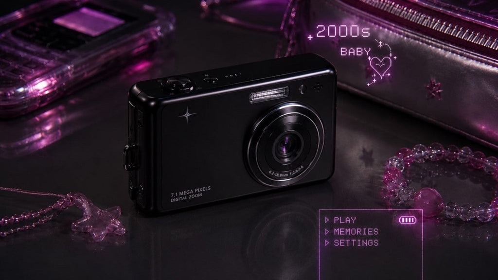 digital camera y2k black