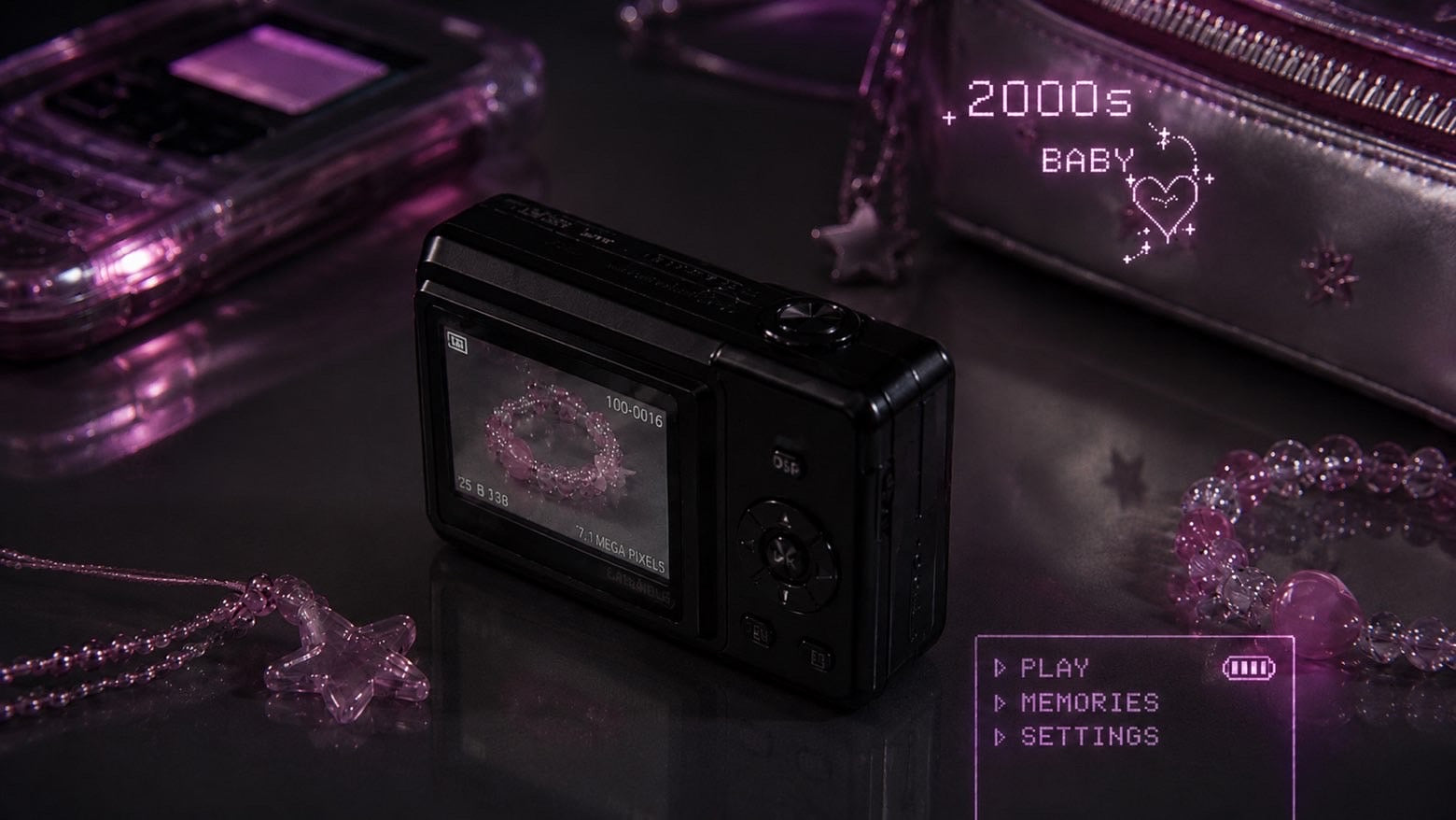 digital camera y2k black